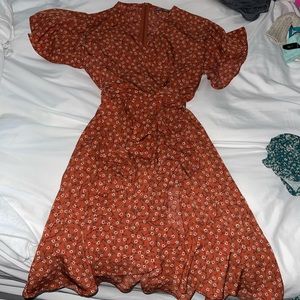 Red flowery sundress!